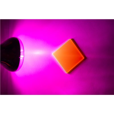 Fluoreszierende Platten, Satz RGBY, 50 mm x 50 mm
