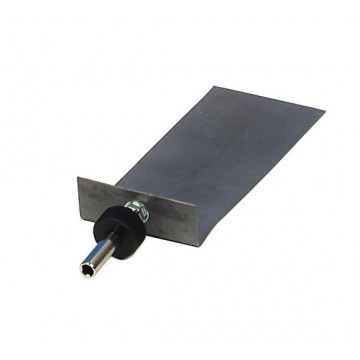 Plattenelektrode Blei, mit 4-mm Buchse, 100 x 45 mm