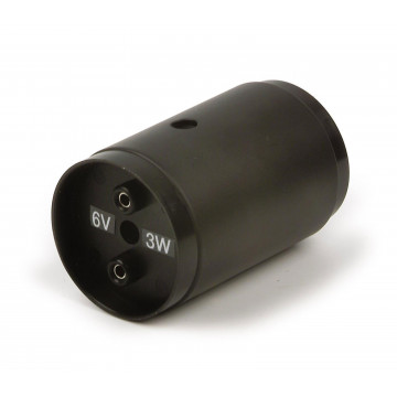 Aufstecklampe, Leuchte mit Glühlampe 3 W für Farbmischung