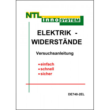 Versuchsanleitung Widerstände, Magnetbausteinsystem "inno"