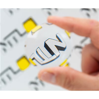 Linse aus optischem Glas (K9), D50 mm, FL  +50 mm