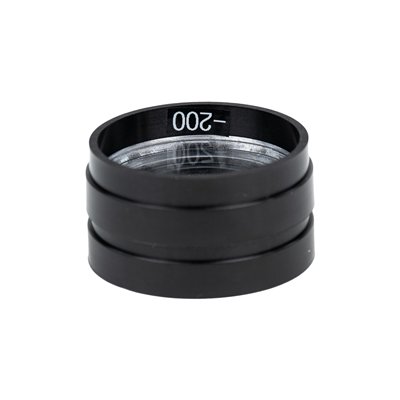 Linse Glas, in Fassung, D 50 mm, FL -200 mm